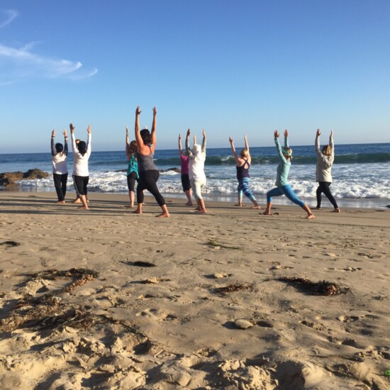 Afternoon yoga at The Pearl Laguna