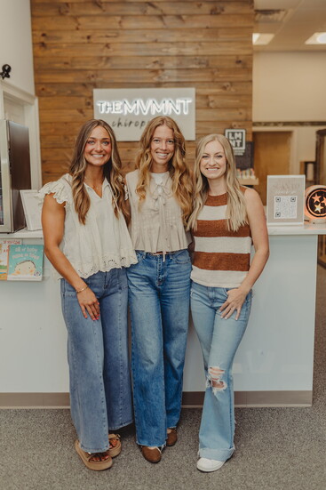 From left to right: Dr. Keighley Hudziak, Carly Dirksen and Dr. Rachel Baird