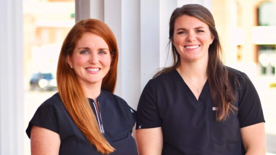 Rebekah Taylor and Kelsey Clark