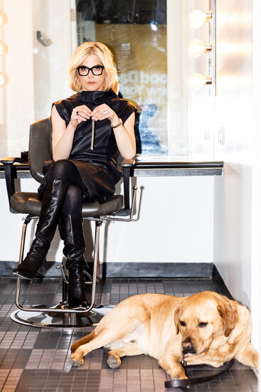 Blair with Scout. PHOTO BY LUCAS NOONAN