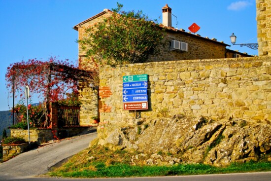 Cortona Italy, Location of Villa Bramasole