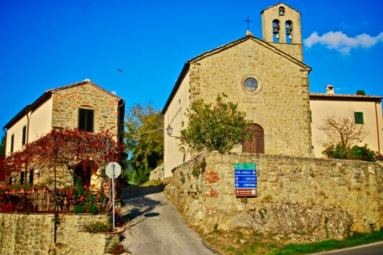 Cortona Italy, Location of Villa Bramasole