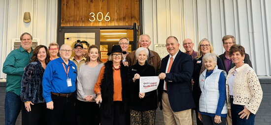 Serve Denton leaders and partners celebrate the forgiveness of $6.47 million in New Markets Tax Credit financing.