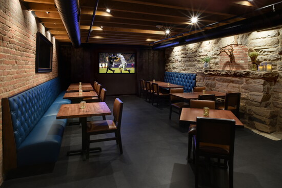 With stone walls, wood beams, and room for 30, the Tavern’s Party Room blends rustic charm with modern amenities for any celebration.