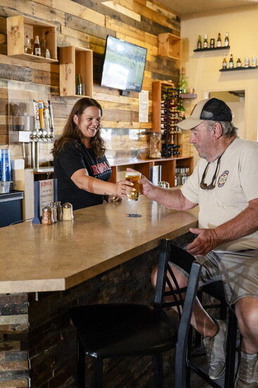 The familiar feeling of being somewhere you belong. Grab a cold 34oz. ‘Bazooka’ at Roma’s bar.