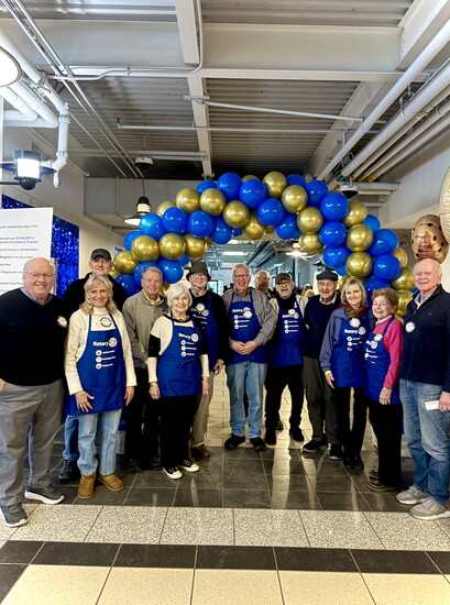 Rotarians at the 25th Taste of Ridgefield in February. Photo by Ashley Hutchings.