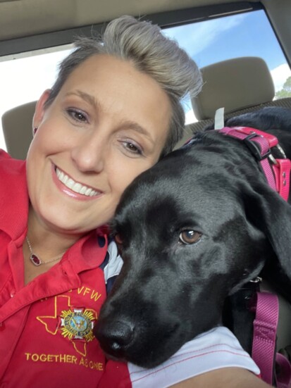 Comander Marcey Phillips and Beignet