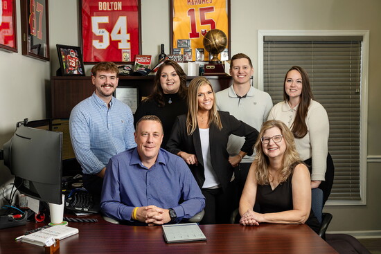 Brad Young and his team