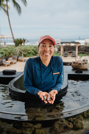 Nicole Tachibana, Director of Natural Resources and Sustainability at Four Seasons Hualālai