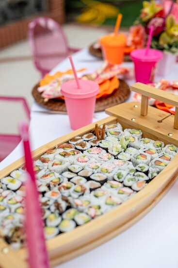 A platter from Mene Sushi in West Bloomfield