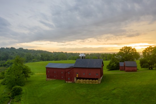 The red barn that started it all. This iconic shot inspired the creation of Above Loudoun