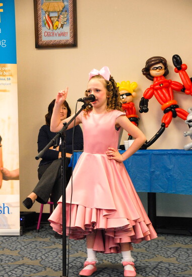 Singing at Studio Make a Wish Foundation