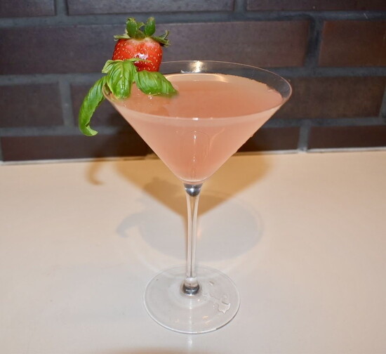 Strawberry Basil Martini