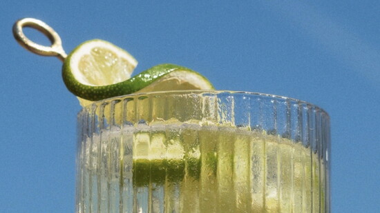 The Rivi Gin Rickey: 2 oz. Rivi Gin Original Gin 1 oz. Fresh Lime Juice 3 oz. Club Soda Lime slices for garnish