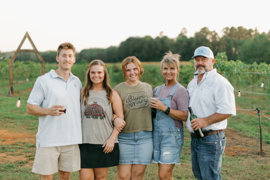 The Bloom Winery family 