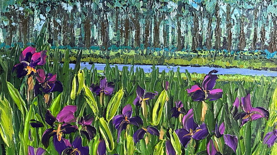 Iris Serenade by Sharon West