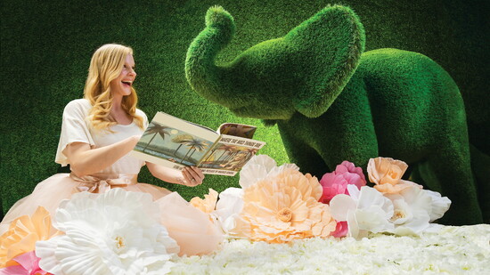 Michelle Choice captivates with baby elephant storytime