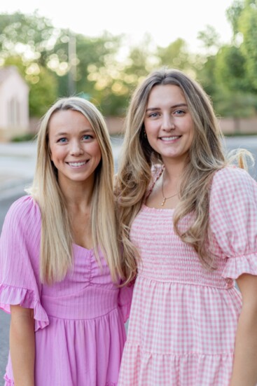 Hailey with her original co-host, Bailee.