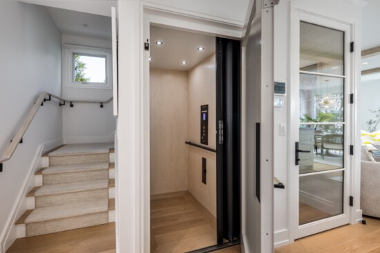 Home elevators extend vertical options.