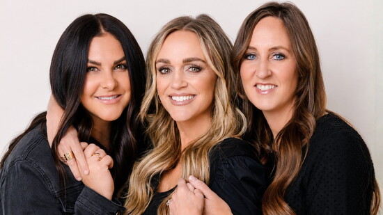 Shine Cosmetics owners Erin Richardson, Darcey Wilde, Chandler Taylor