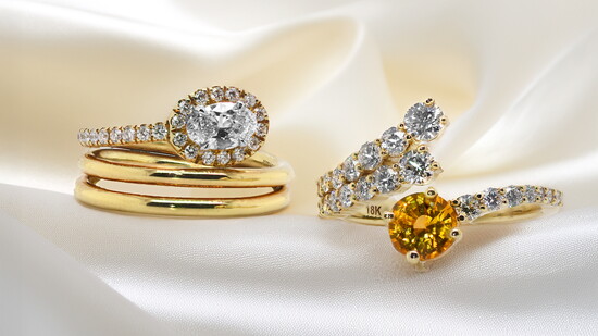 Norman has become known for his custom engagement rings and wedding bands