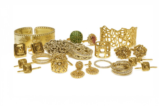 A selection of jewelry miraculous restored following the Palisades Fire