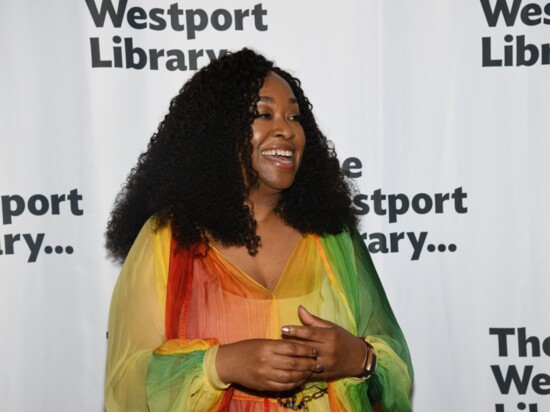 Shonda at last May's BOOKED for the Evening at Westport Library (Photo: Photos by J.C. Martin)