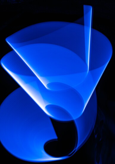 Kathy Craven captures this sculptural shape with her light play photography