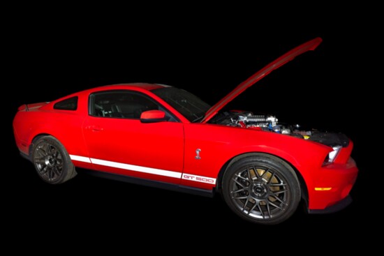 Robin Van Pelt of The Woodlands Photography Club captures Dan Loves 2011 Ford Mustang Shelby GT500