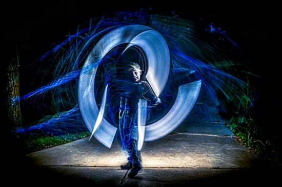 A Joan Tilton Light painting photograph