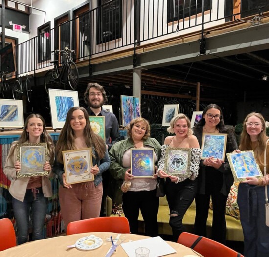 Over The Moon Art Class