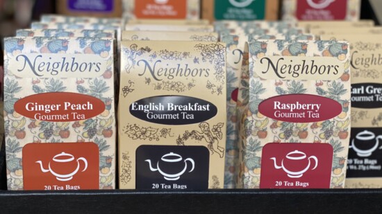 A selection of Neighbor's coffees and teas