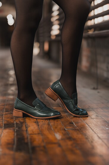 Kork-Ease Green Loafers (Integritas-The Greene Town Center)