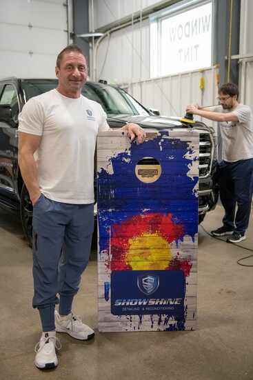 Owner Jarrel Ferrara, whose hands-on leadership and commitment to craftsmanship shape the culture behind every Show Shine service.