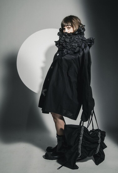 Emma Brego in *A LITTLE HOUSE FW24. Photo by Tadin Brego.