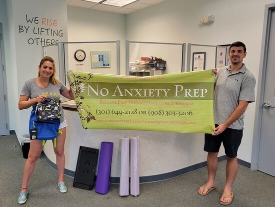 No Anxiety Prep is also focused on its mission of ensuring education for all: the company runs a yearly "Back to School" supplies drive.