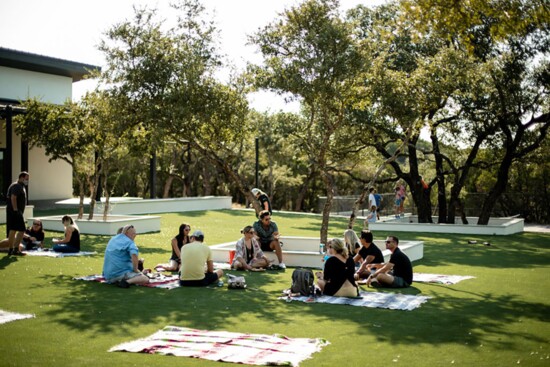 Frontyard Brewing, located at 4514 Bob Wire Rd, Spicewood, TX 78669.