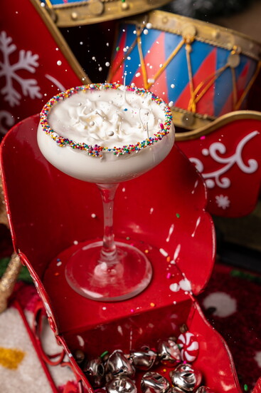 Holiday cocktail at Lib's Grill. Photo Credit: Steve Vilnit 