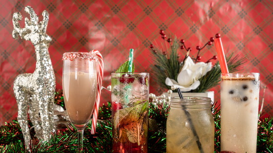 Holiday cocktails at Lib's Grill. Photo Credit: Steve Vilnit