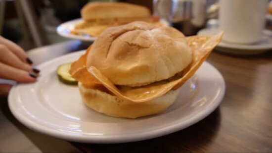 Shady Glen's iconic cheeseburger. 