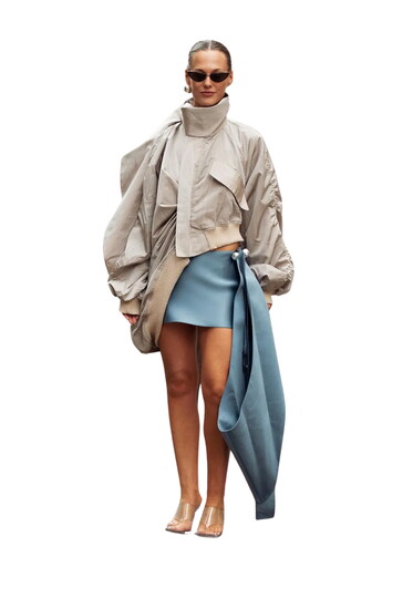 The Modern Train For day or evening, this dramatic addition can be found on silky tops, lace skirts and jackets. Photo by Christian Vierig/Getty Images
