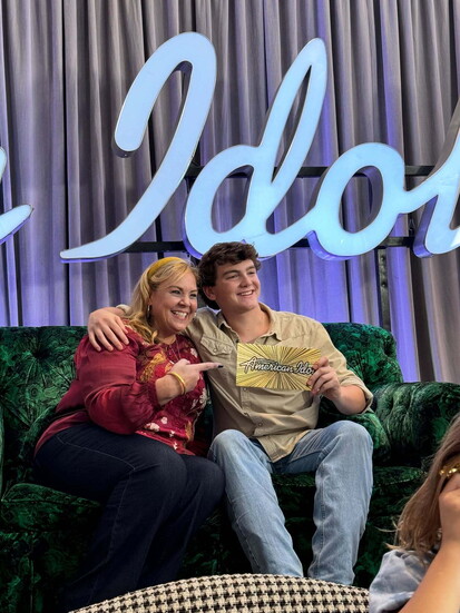 Michele Davis and Slater Nalley at American Idol audition 