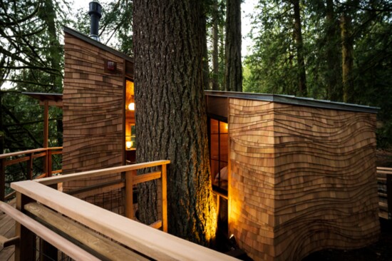 The Ananda: luxurious and modern treehouse was completed in 2021