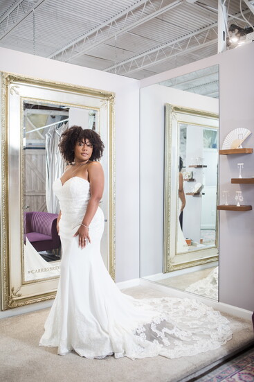 The perfect dress eventually falls into place with ease.