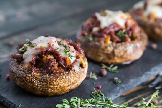 Sonoran Stuffed Mushrooms