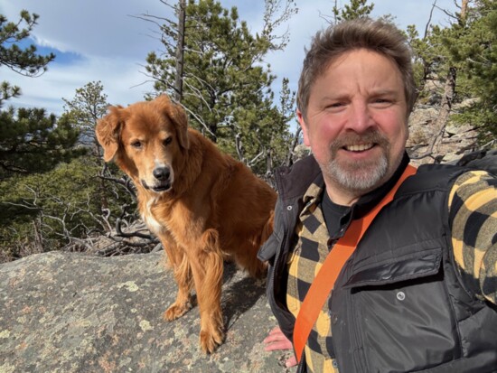 Mike & his dog Samson