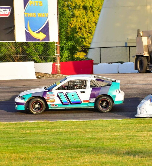 Motorplex at the Mill Main Event Winner Cody Garrett