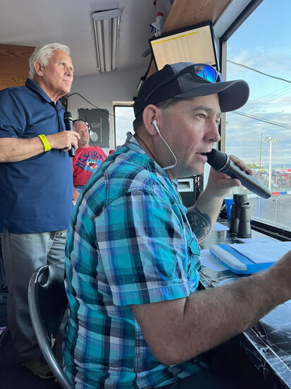 Brent Arte at the mic