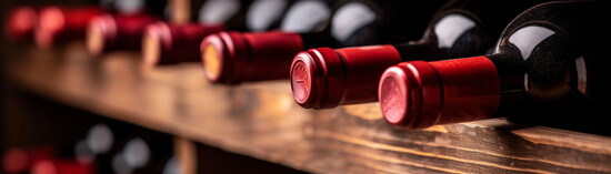 A collection of wine. 