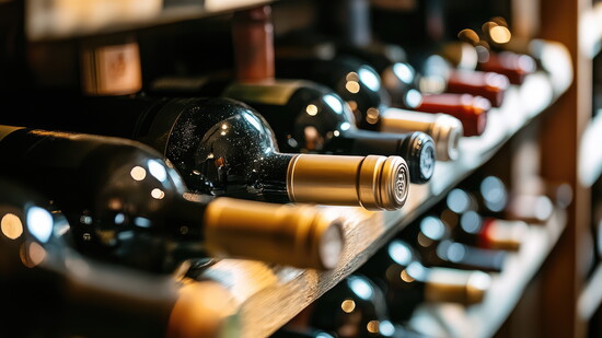 A collection of wine. 